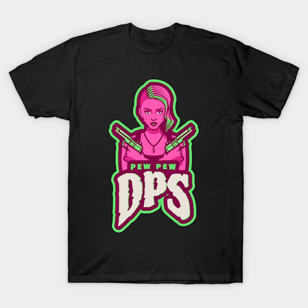 DPS (Pew Pew) T-Shirt by Malficious Designs